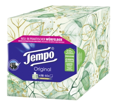 Tempo, originálne hygienické utierky, 60 kusov