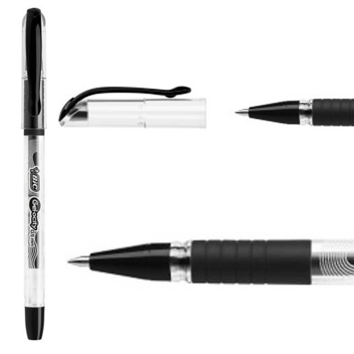 BIC Gel-ocity Stic gélové pero, jemný hrot, čierne