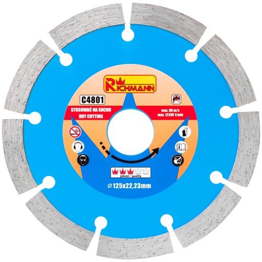 C4801 DIAMANTOVÝ DISK 125 MM RICHMANN