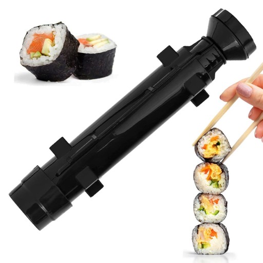 STROJ NA VÝROBU SUSHI BAZOOKA VALEC, ČIERNA