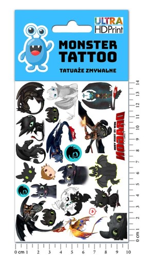 UMÝVAJÚCE TETOVANIE PRE DETI AKO VYCVIČOVAŤ DRAKA ORIGINÁLNE VZORY