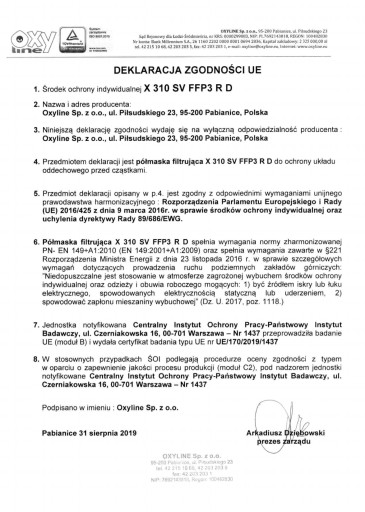 Protiprachová polomaska X310 V FFP2 NO