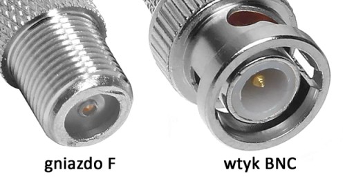 RF anténny adaptér BNC/wt-F/gn 75Ohm