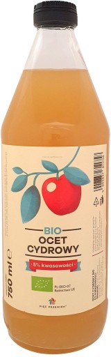 Jablčný ocot 5% nepasterizovaný Bio eko