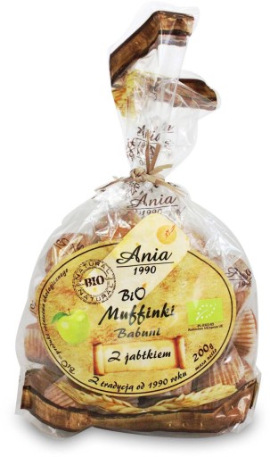 BABIČSKÉ MUFFÍNY S BIO JABLČKOM 200 g - BIO ANIA