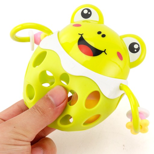 HRAČKA SENSORY RATTLE GUMOVÁ LOPTIČKA PRE BIEŤA AKO DARČEK