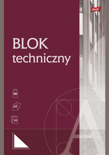 Technická podložka A4 s 10 listami Unipap
