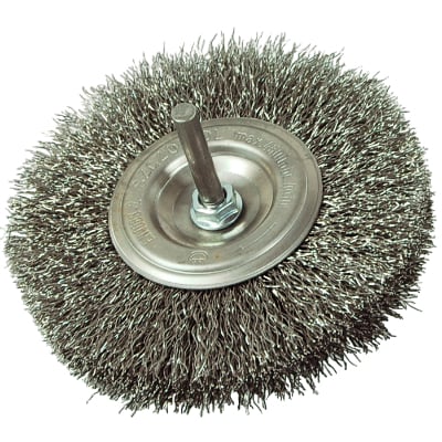 Kotúčová kefa so stopkou, vlnitý drôt 100mm VORSTAHL