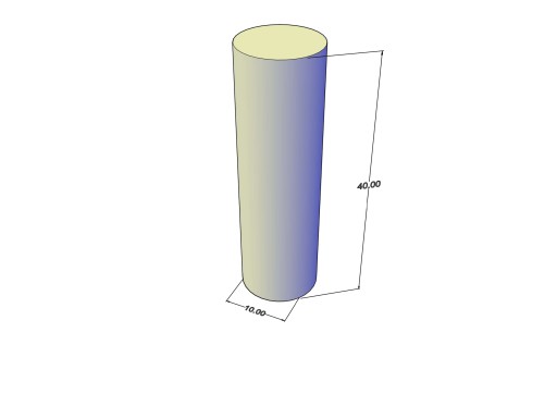 Cylindrický neodymový magnet MW 10x40 N38