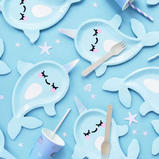 NARWHAL TANIERE veľryby NARWHAL delfín 6 ks