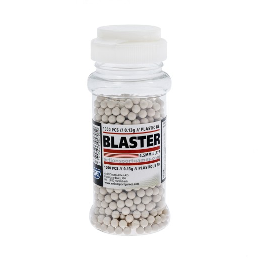 Plastové pelety BB ASG Blaster 4,5 mm M4 AK G36 1000 ks.