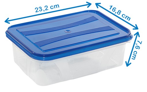Zásobník na potraviny 2,1 l + veko