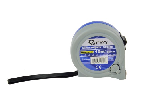 Zvinovacia páska 10mx25mm s magnetom GEKO G01450