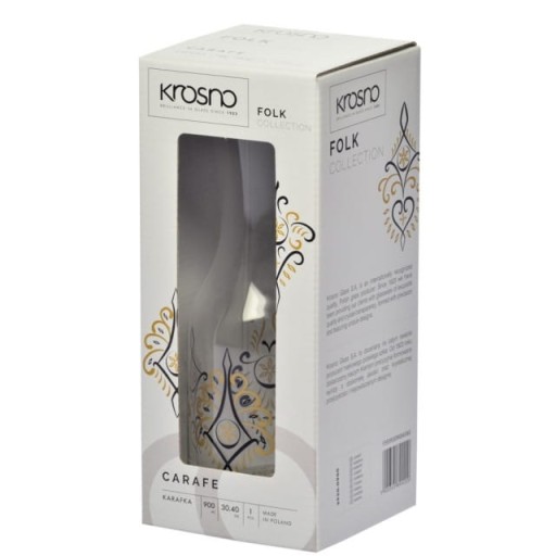 Krosno karafa 900ml FOLK Parzenica 3950-900