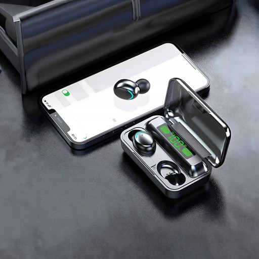 BEZDRÔTOVÉ SLÚCHADLÁ BLUETOOTH 5.1 + POWERBANK