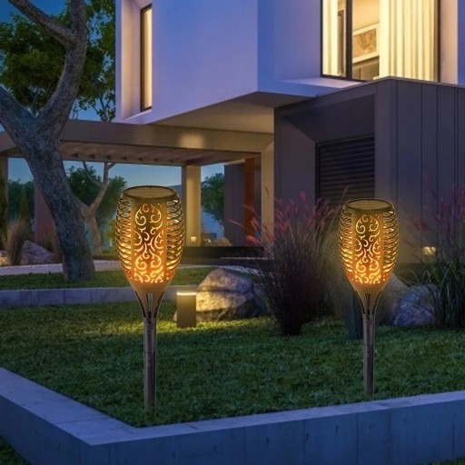 VEĽKÁ solárna záhradná lampa 58CM TORCH