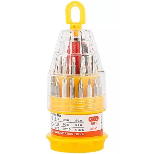 TORX SKRUTKOVAČ + HROTY sada 30 kusov Šesťhran