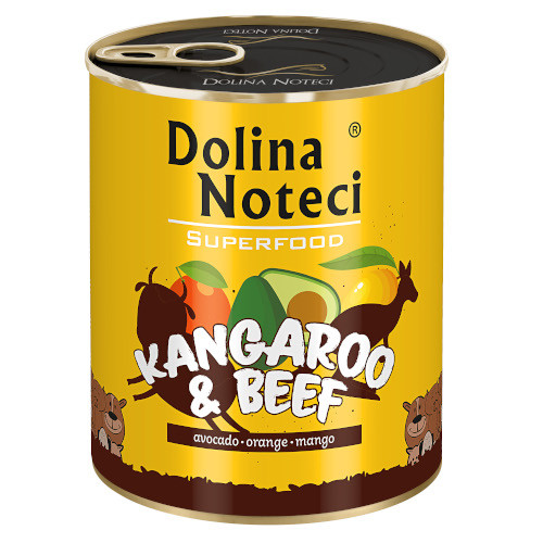 DOLINA NOTECI SUPERFOOD KANGURO A HOVÄDZIE MÄSO 800g