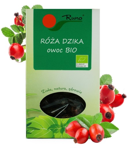 Plody divokej ruže BIO 50 Fleece EKOLOGICKÝ Certifikát