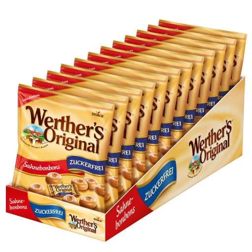 Werther's Cream Karamely bez cukru 70g Mliečne dražé SRORCK