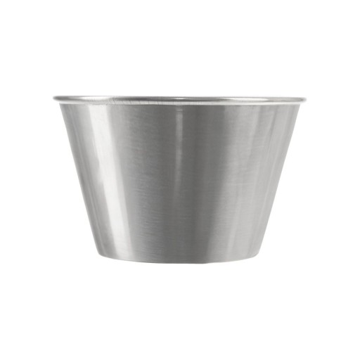 OCELOVÁ miska na dip omáčku, omáčka loď, dip miska, nádoba, 6 cm, 65 ml