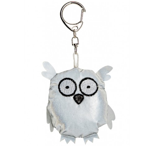 MASKOT REFLEXNÝ PRÍvesok KĽÚČENKA REFLEXNÁ SOVA NA KARABÍNU BATOH