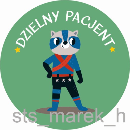 Motivačné nálepky odvážny pacient VEĽKÉ 5 cm pre chlapcov HEROES 100 ks.