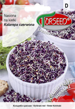 Červený kaleráb, semená na klíčky 10g - Torseed