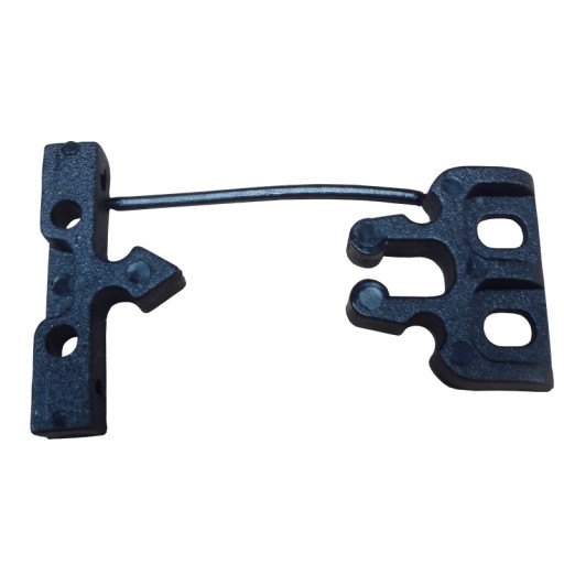 ZÁPADKA DVERÍ SKRINÍK / ZÁMKA / ZÁMČKA ČIERNA 22x32mm NUOVA RADE