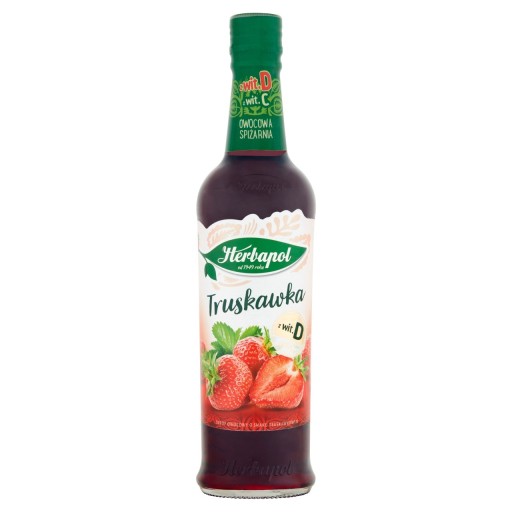 JAHODOVÝ SIRUP 420ML OVOCNÁ SPAJŇA HERBAPOL