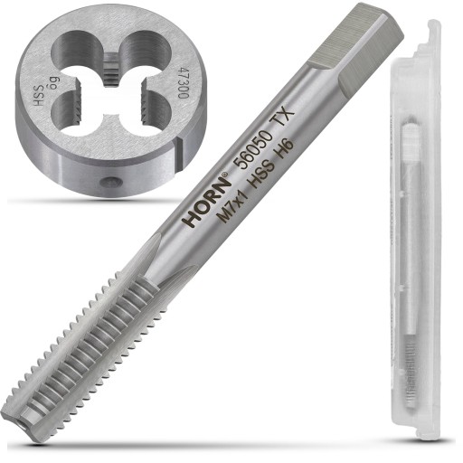RUČNÝ ZÁVIT M7x1 DIN-352/1P+ ZÁVIERNÍK M7x1