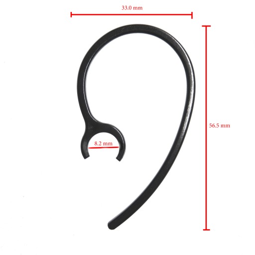 držiak na ucho háčik hlavový most bluetooth slúchadlá 8,2 mm