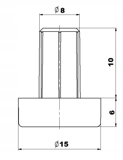 JEDNOBODOVÁ KLAPKA ČIERNA DN-606 T2