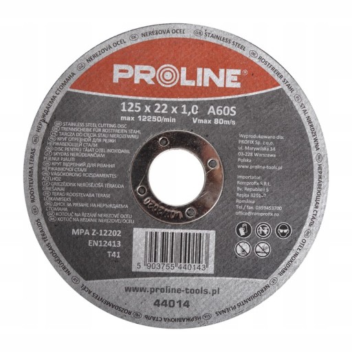 REZNÉ KOTÚČE T41 PROLINE NEREZ