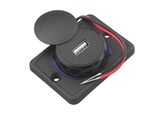 Montážna zásuvka USB nabíjačka x1 pre lodnú jachtu