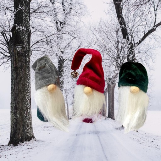 Čiapky Gnome Gnomes so zvončekmi súprava 3 ks.