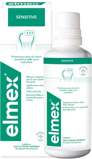 ELMEX SENSITIVE ÚSTNA VÝPLACH PRE PRECITLIVOSŤ ZUBOV 100 ml