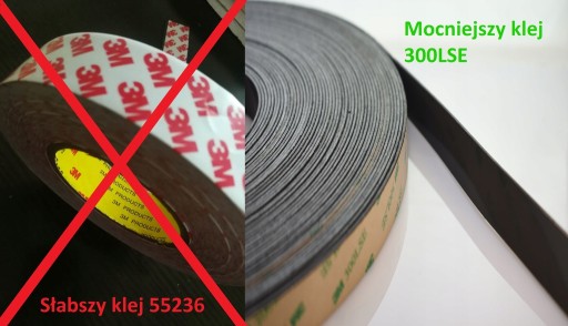 Neodymová magnetická páska 10x1,5 mm, lepidlo 300LSE