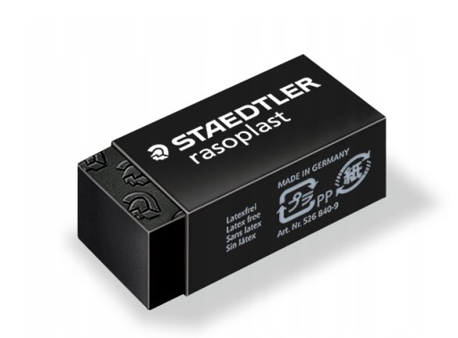 STAEDTLER B40-903 ČIERNA guma na rozmazanie