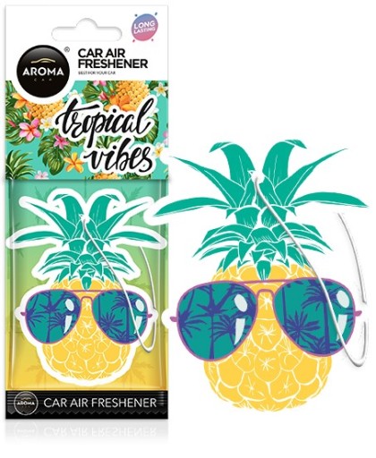 Aroma Car PINEAPPLE MOJITO ANANÁS celulózová vôňa