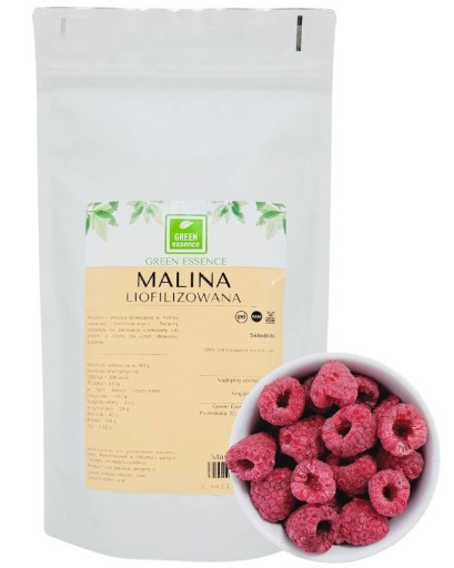 MALINA SUŠENÁ CELÁ 95% 20g chrumkavé ovocie