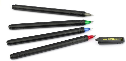 Guľôčkové pero s uzáverom 0,7 mm PENTEL EnerGel BL417R-C modrý ECO 96,7%