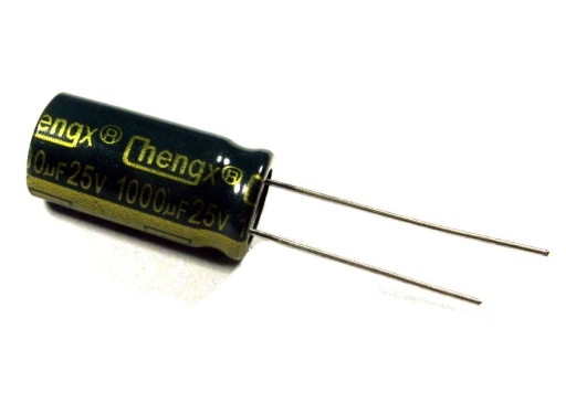 Elektrický kondenzátor nízke E.S.R. 470uF/25V 105* 5ks