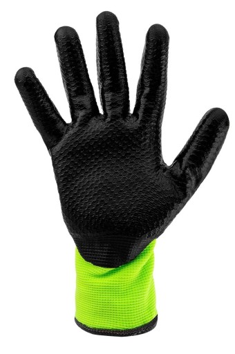 NEO zateplené pracovné rukavice, nylon potiahnutý latexom, 4142X, veľkosť 10