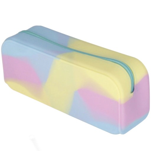 ŠKOLSKÝ peračník, tuba, silikónové vrecko, farebný PASTEL