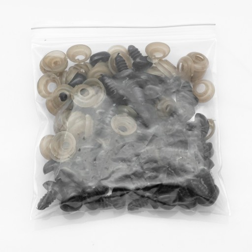 Nos na hračky Plast 11x14mm Pin 6mm 50ks