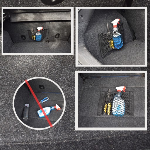 SIEŤKA NA VELCRO ORGANIZÁTOR NA KUFOR AUTA S