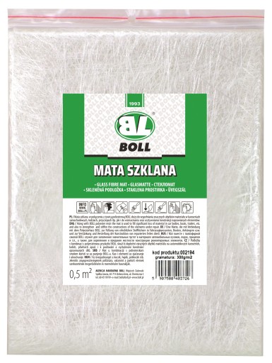 BOLL Sklenená podložka 300 g/m2 - 0,5 m2 bal