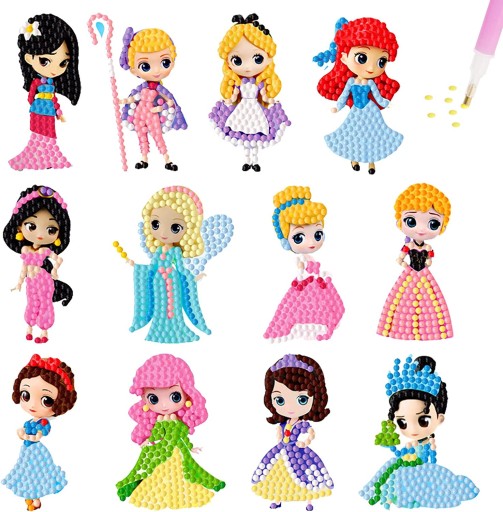DIAMANTOVÁ VÝŠIVKA PRE DETI 5D Scrapbook Stickers