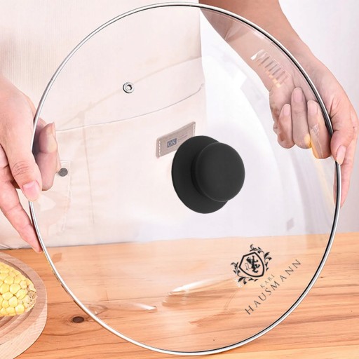 TRADIČNÁ UNIVERZÁLNA SKLENENÁ POKRÝVAČKA S ODVZDUCHOM 14 cm